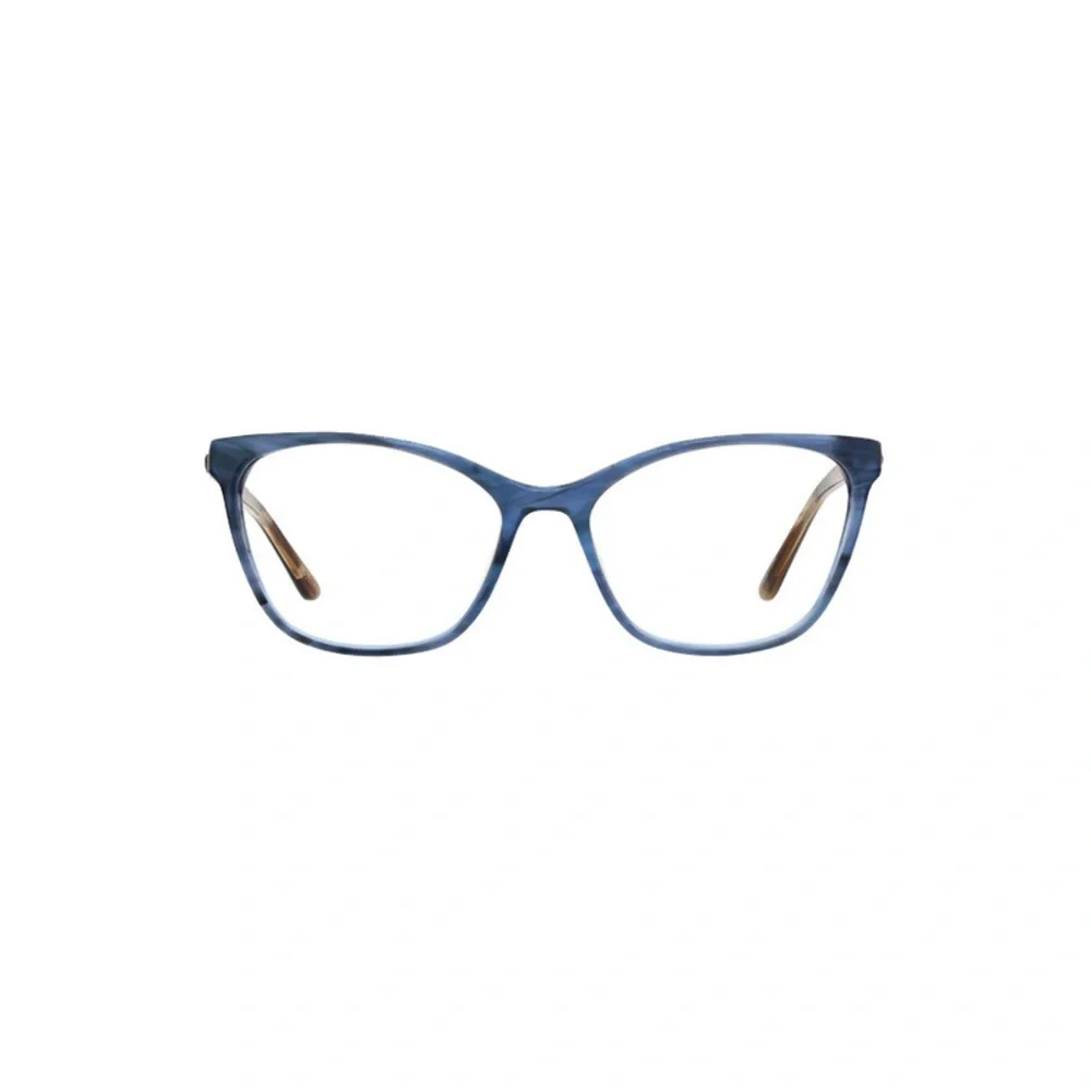 NWT Badgley Mischka FLORINE Blue Tea Cup 53mm Eyeglasses